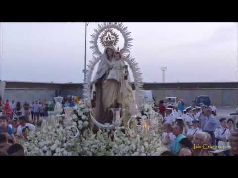 Visita de la Virgen del Carmen de Isla Cristina a Punta del Moral