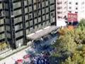 Aerial view New York City Marathon Central park really cool!