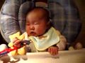 20060324 - v1 (19 weeks/4 months): my new highchair 20060324 - v1 (19 weeks/4 months): my new highchair