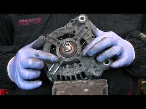 how to replace alternator bearings