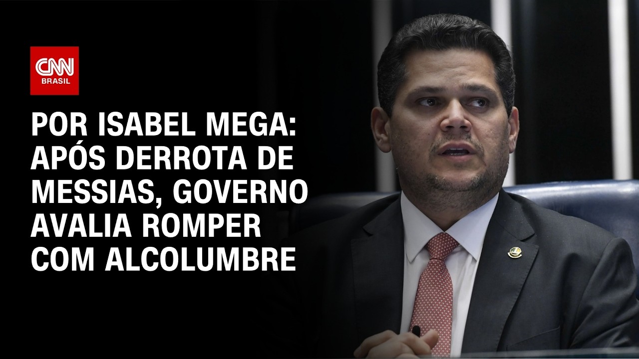 Após derrota de Messias, governo avalia romper com Alcolumbre | LIVE CNN