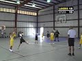 this was taken 24 february in pearl harbor hawaii. teams hickam spurs vs. pearl harbor lakers. lakers are winning 18-14 spurs score a basket to make it 18-16. lakers take the ball down and try to run out the clock spurs grab the ball and we end up with a jump ball and the arrow is for the spurs. i move my camera from mid court to the baseline to get the last few seconds as it will be the last shot. there is 4 seconds on the clock they pass it in and the spurs player just a few feet in from half court launches this amazing shot at the buzzer to win the game!!!    truly amazing shot!
you see the whole gym erupt in cheer and this kid runs over to his team and it was just like the movies his teammates picked him on there shoulders and just were overjoyed in celebration. you also see the lakers team cheering as they know that have just witnessed a truly amazing shot!

please rate the video! i appreciate it. 

final lakers 18 spurs 19

www.lifelongohanamemories.com