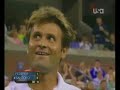 the famous between the legs shot by fabrice santoro against roger federer in the 2005 us open 2nd round