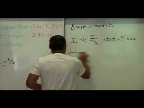 how to measure rc time constant
