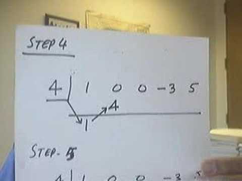 Synthetic Division of Polynomial