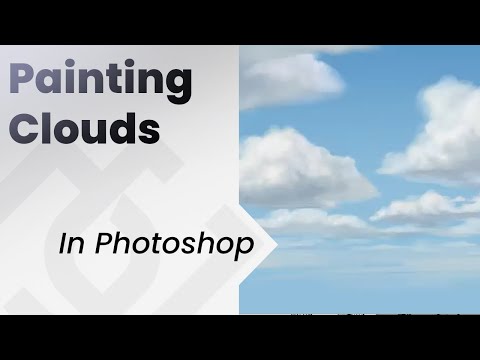 how to paint clouds in ps