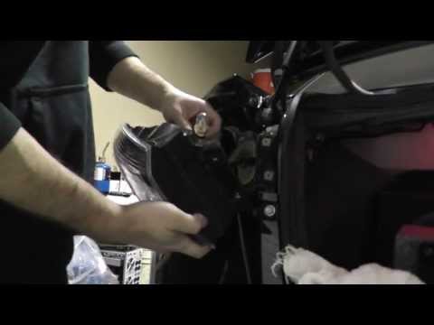 08 lancer LED lights install (park and signal)