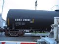 April 23, 2007. At the beginning of the video you can hear the crew talking to dispatcher about what happened. Then the train finally starts to move after about 45 minutes of idle time. Kids in the background claim the train 