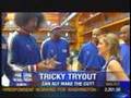 Alisyn 'Hoops' Camerota takes on the Harlem Globetrotters