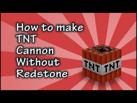 how to build a minecraft cannon