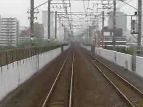 京葉線前面車窓舞浜→新浦安