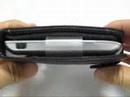 PDair Leather Case for Palm Zire 72 - Flip Type (Black)