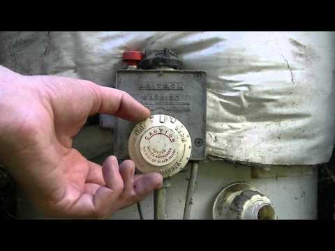 how to turn up a water heater