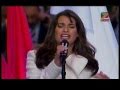 Lea Michele singing America The Beautiful at the Super Bowl XLV