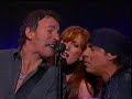 bruce performs the rising on the late show with david letterman