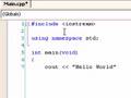 Tutorial 1: Visual C++ 2003 Hello World