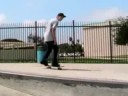 Heelflip curb gap