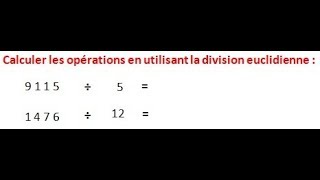 Maths 6ème - Les opérations : Addition Soustraction Multiplication Division Exercice 14