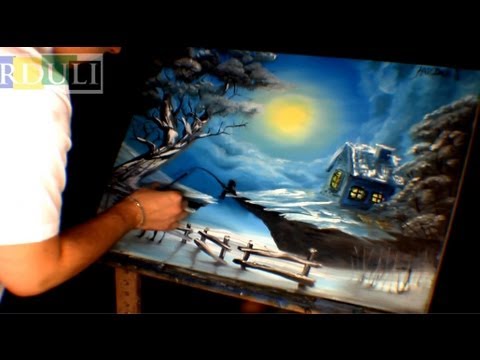 how to landscape oil painting