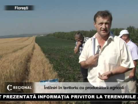 Întîlniri în teritoriu cu producătorii agricoli