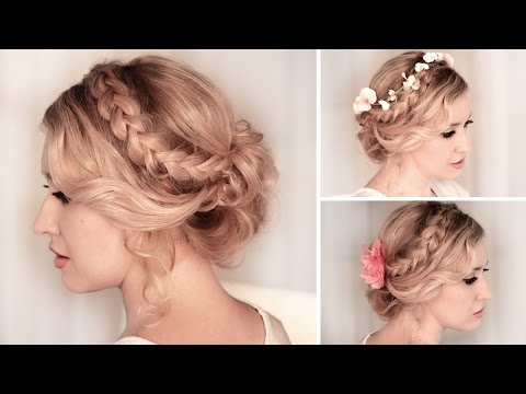 how to easy updos for medium length hair