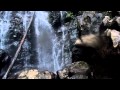 Bottom part of Gelanggang waterfall of Hose Mountains