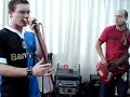 Banda mensageiro: ensaio com a m�sica Credo, do Trino