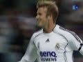 Real Madrid-Beckham goal 2-0 vs Real S. Real Madrid-Beckham goal 2-0 vs Real S.