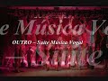 outro su�te m�sica vogal 
espet�culo para 2 coros, solo, percuss�o e dan�a contempor�nea.
� um di�logo musical/vocal que tem como suporte a g�nese da produ��o oral: a vogal. o espet�culo prop�e, ao mesmo tempo, reflex�es de ordem social e individual sobre o modo coletivo de conviver num tempo agora, num espa�o aqui.
m�sica de luiz piquera. com os grupos vocais coro e osso e voc�lice e a cia. de dan�a ditirambo. percuss�o, caito marcondes. dire��o de alexandra mariani e luiz piquera.

arte contempor�nea, compositor, composi��o, acco, associa��o cultural coro e osso. coro c�nico, m�sica pr�pria, m�sica vocal, 
grupo vocal