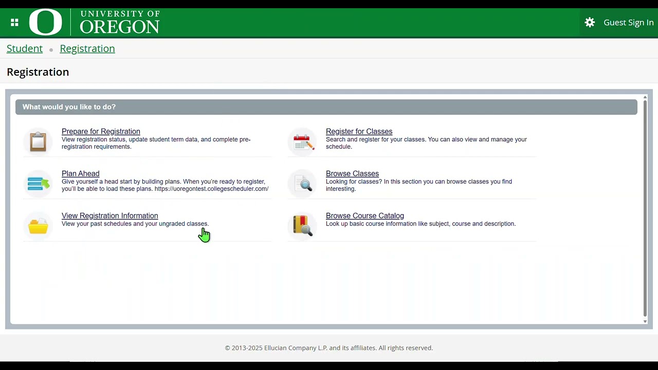 DuckWeb registration video playlist