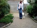 Djuna doet haar heelwork oefeningen