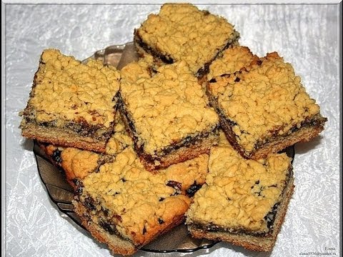 печенье с вареньем и посыпанное сверху крошкой рецепт с фото