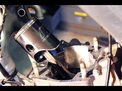 How to change piston / top end rebuild 2002-2007 Honda Cr 250