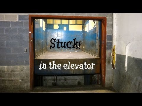 I got stuck in the elevator! Caught on Camera!