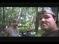 Deer scouting on atvs afther a mager flood,No Corn/Bean Crop