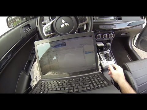 how to install wideband gauge evo x