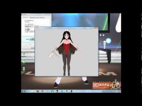 tso2pmd - Экспорт моделей из 3D Custom Girl в Miku Miku Dance.