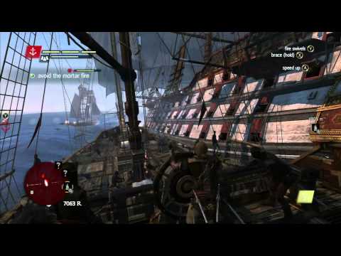 how to sink ships in assassin's creed 4