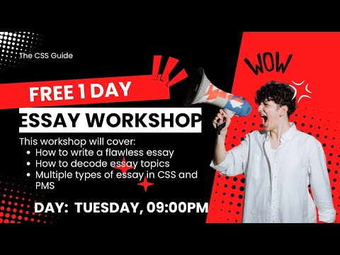 Essay Grand Workshop | Decoding Topics Making Outlines, and Writing Essays