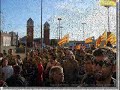 music by emir kusturica & the no smoking orchestra
images from an independentist demonstration in barcelona (catalonia). images from http://www.tenimeldretdedecidir.org

life it's a candy
with a red hot chilli papper
filling inside

life! are you ready
you'll be a butterfly in the ultimat fight


life treats you gently like
virgin mary
but then strikes back
like chriss eubank

life
it is full of surprise
crossroad to hell
or paradise

but little did i know
mr. preacher man
what real life could do
and shit could hit the fan
life is beyond peace and war
destiny and god
i remember that time

when life was a miracle
as if zidane played for liverpool

life is a buisness
risky and confused
god gave you a deal
that you cannot refuse

life is a terrorism
globalisam optimism
give peace a chance
give war romance

but little did i know
mr. preacher man
what real life could do
and shit could hit the fan
life is beyond peace and war
destiny and god
i remember that time

when life was a miracle
and pigs might fly that was credible

but little did i know
mr. preacher man
what real life could do
and shit could hit the fan
life is beyond peace and war
destiny and god
i remember that time

when life was a miracle