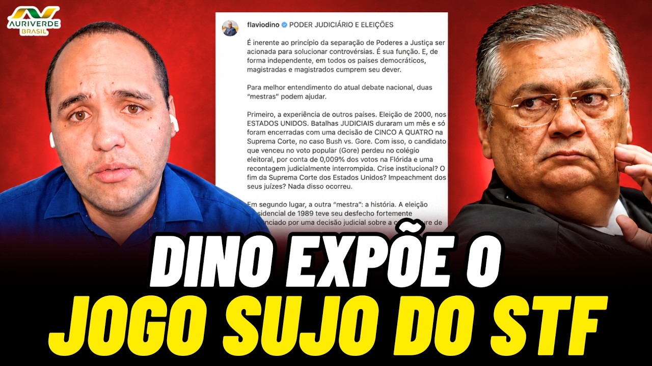 Dino tenta explicar o debate cancelado e passa vergonha!