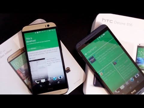 HTC Desire 816 versus HTC One M8