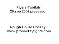 Flyers-Capitals preseason (26.sep.2007)