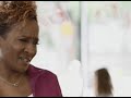 glsen and ad council's new ad campaign from thinkb4youspeak.com.  featuring wanda sykes in a pizza parlor telling a group of teenage boys to knock it off!