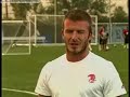 David Beckham Motorola training day David Beckham Motorola training day