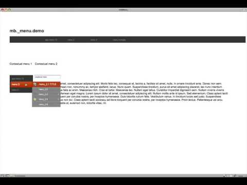 Crea un menú desplegable fácilmente con mbMenu Imagen de previsualización de YouTube