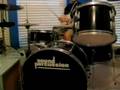me drumming ONE HANDED!!