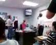 Coach Monty and Mr. Prigge singing Cindy Lauper