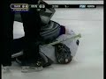 Brian Rolston Knocks Down Luongo With Slapshot Brian Rolston Knocks Down Luongo With Slapshot