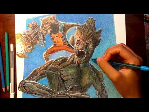 how to draw guardians of the galaxy